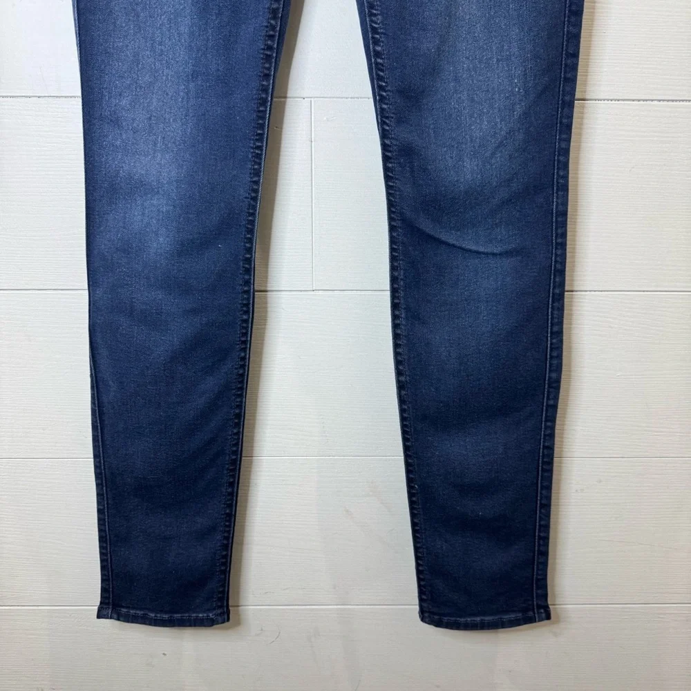7 For All Mankind Women's High Rise Ankle Skinny Dark Blue Women's Jeans